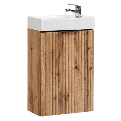 Cabinet with sink, ADEL, oak, 40 cm